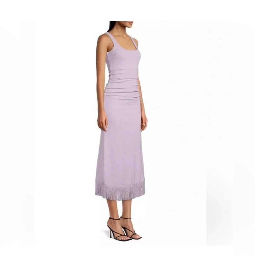 Likely
Nino Fringe-Trim Midi-Dress, Lilac, 6